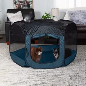 Furhaven Pet House for Dogs and Cats - Indoor-Outdoor Pop Up Playpen